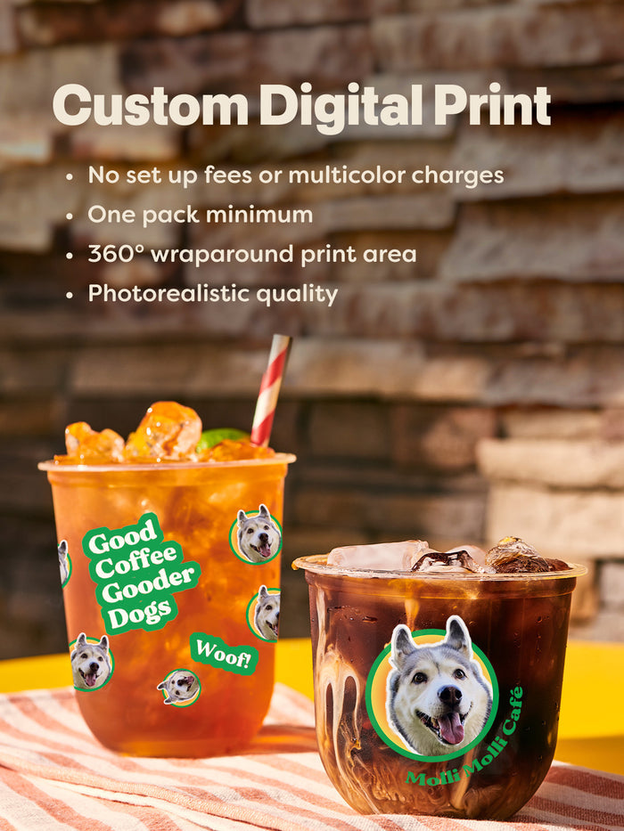 NATURAL 10oz Arena 96mm Compostable Cup - Bulk - 1000/Case