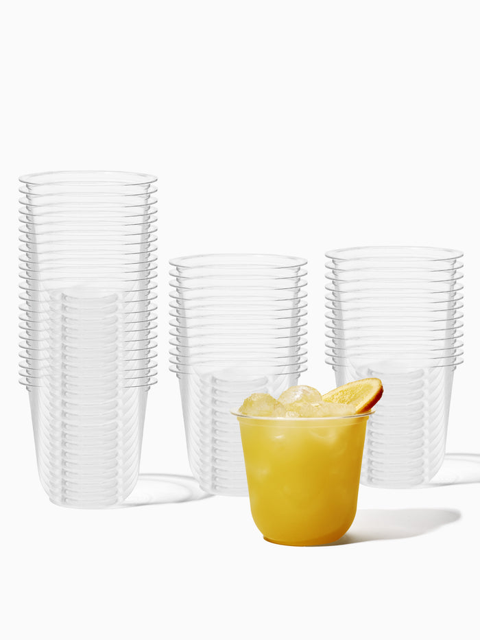 NATURAL 12oz Rounded Bottom Compostable Arc 98mm Cup - Bulk - 1000/Case