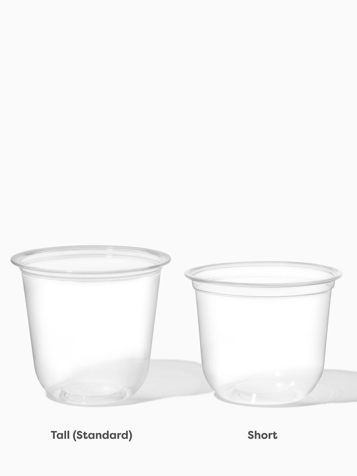 NATURAL 12oz Rounded Bottom Compostable Arc 98mm Cup - Bulk - 1000/Case