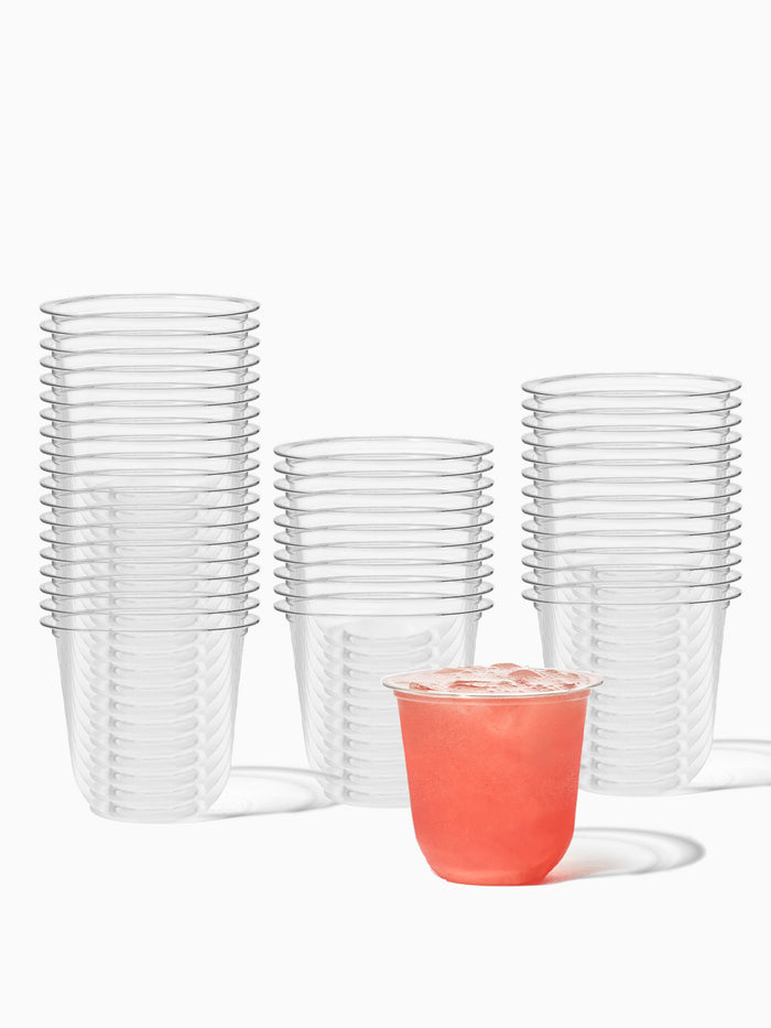 NATURAL 12oz Rounded Bottom Compostable Arc 98mm Cup