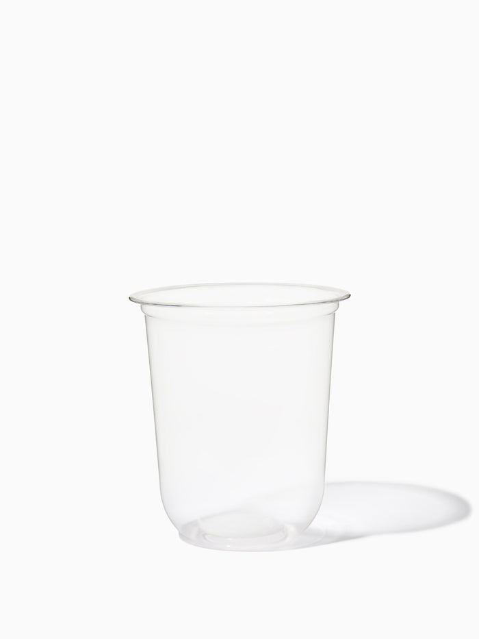 NATURAL 16oz Rounded Bottom Compostable Arc 98mm Cup - Bulk - 1000/Case