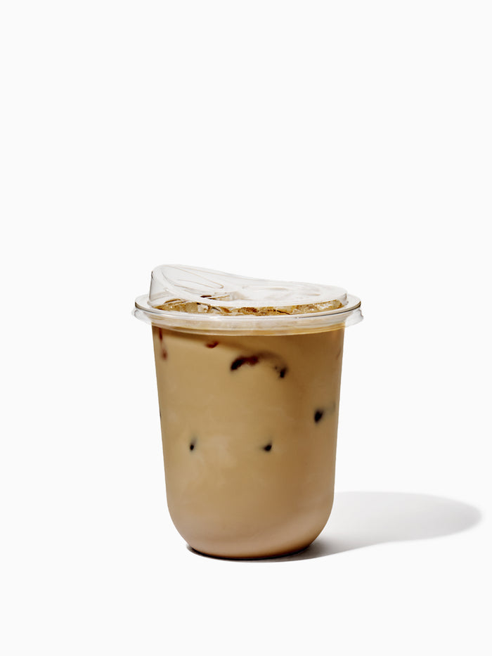 NATURAL 16oz Rounded Bottom Compostable Arc 98mm Cup & Sip Lid Bundle - 50 Pack