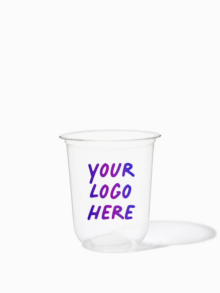 NATURAL 16oz Rounded Bottom Compostable Arc 98mm Cup