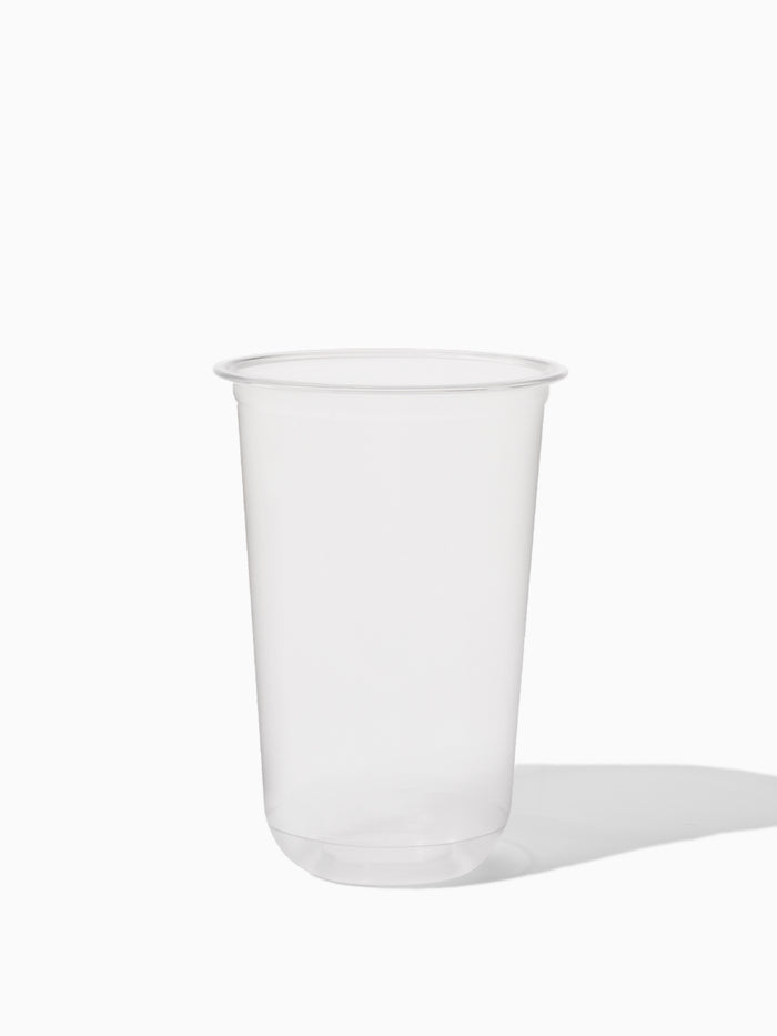 NATURAL 20oz Rounded Bottom Compostable Arc 98mm Cup