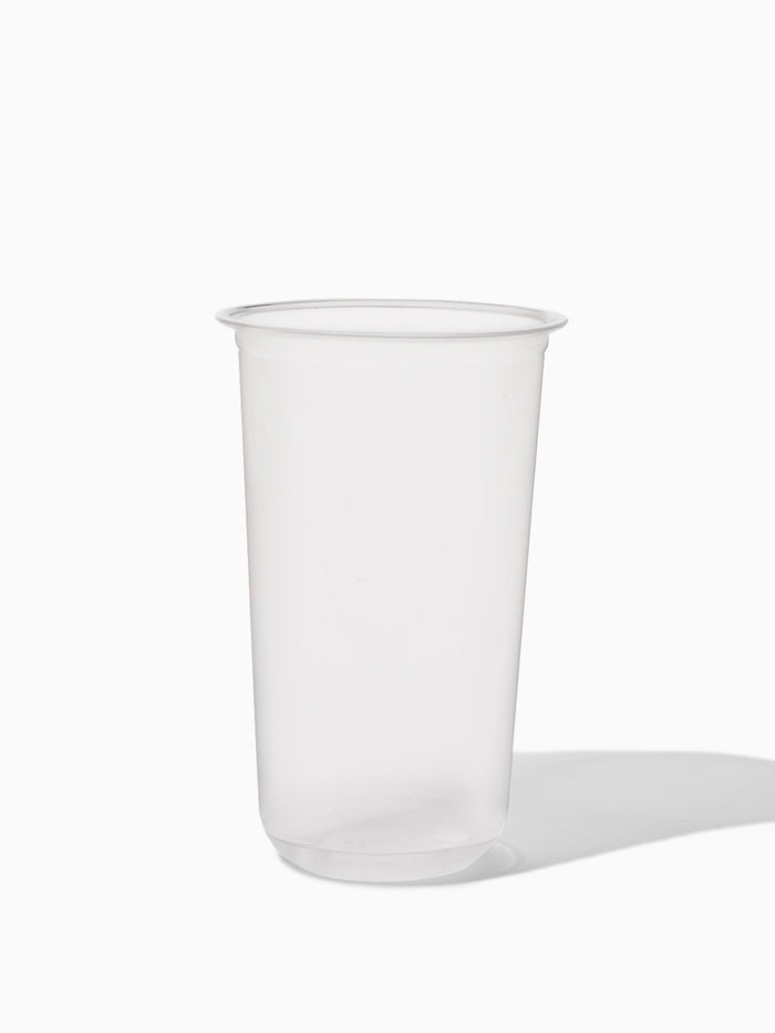 NATURAL 24oz Rounded Bottom Compostable Arc 98mm Cup - Bulk - 600/Case