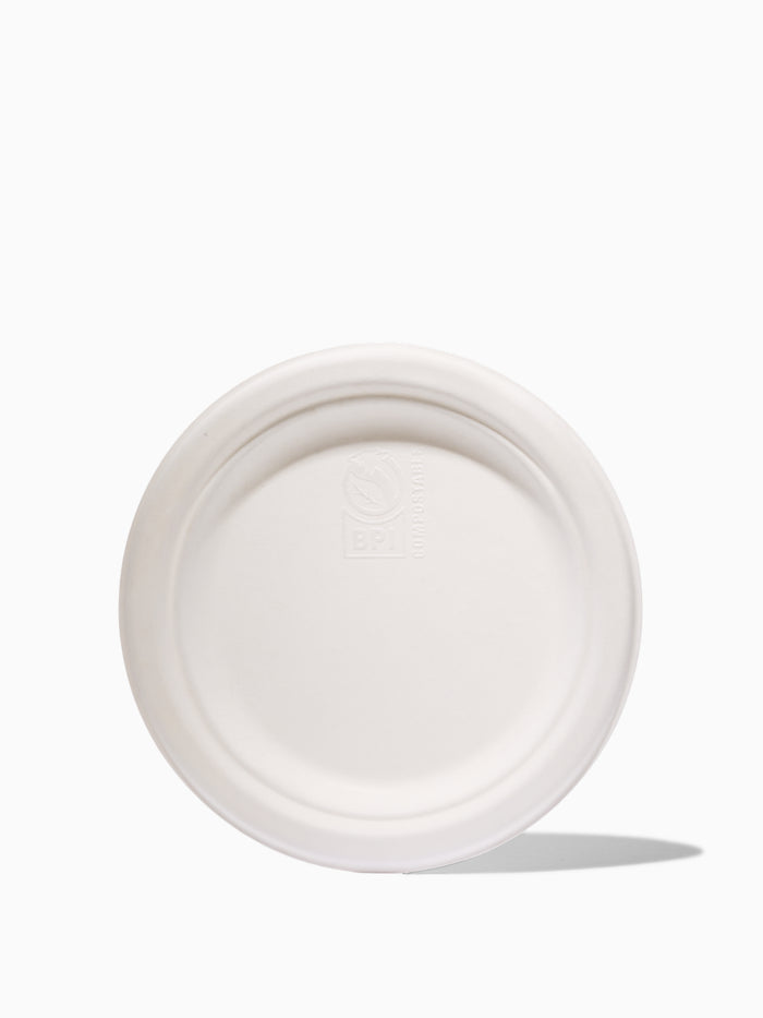 NATURAL 7" Compostable Round Plate