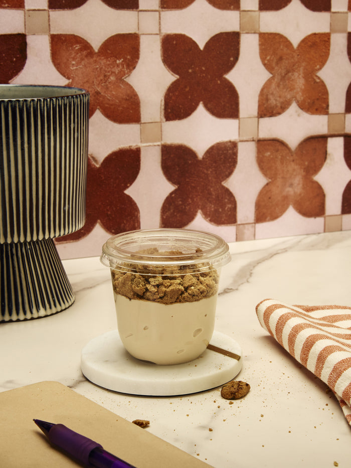 NATURAL 76mm Compostable Flat Lid
