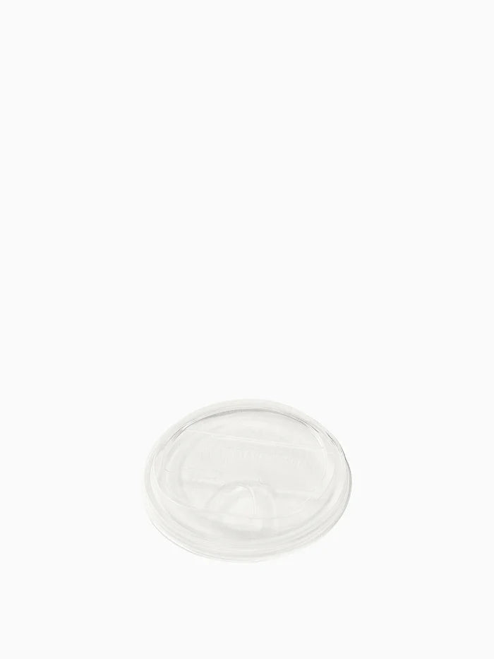 NATURAL 'Arc' and 'Arena' 96mm Compostable Lids - Bulk - 1000/Case