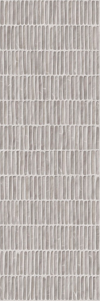 Node Greige MT 16x47" Ceramic White Body Wall Tile