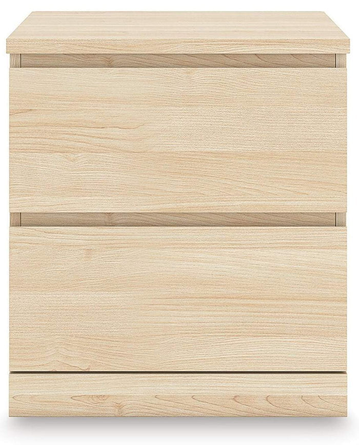 Onita 2 Drawer Nightstand in Natural