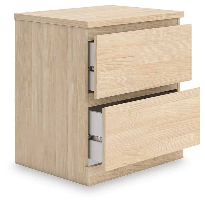 Onita 2 Drawer Nightstand in Natural