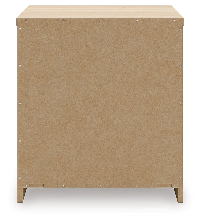 Onita 2 Drawer Nightstand in Natural