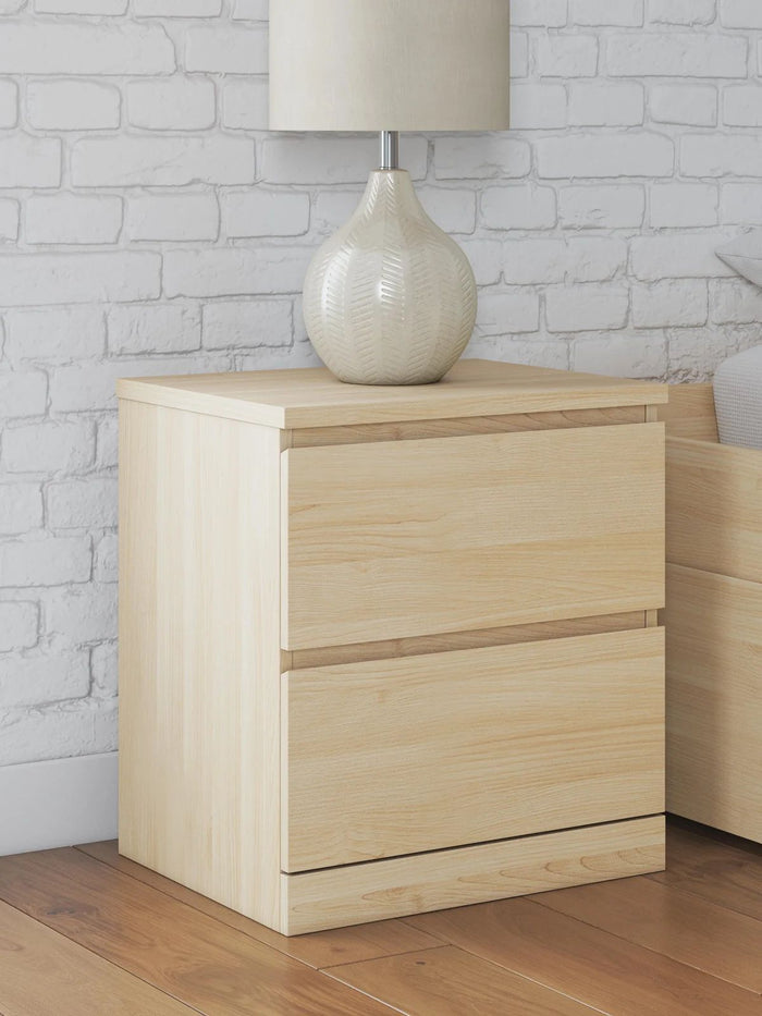Onita 2 Drawer Nightstand in Natural