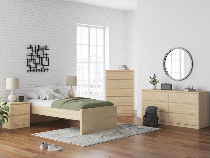 Onita 2 Drawer Nightstand in Natural