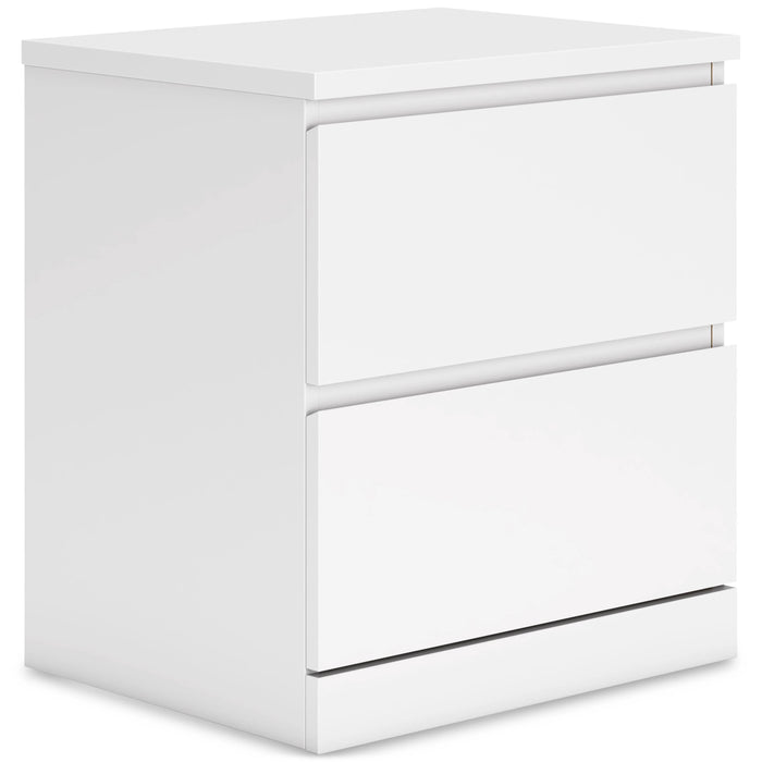 Onita 2-Drawer Nightstand in White