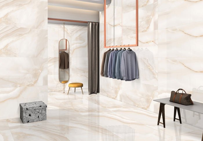 Onyx Lime Gold 24x47" Porcelain Floor Tile