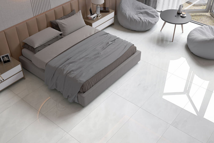 Onyx Monalisa Silver  Porcelain Floor Tile 24x47"