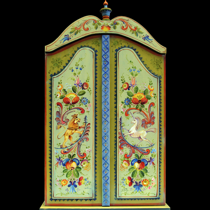 Os Rosemaling Cabinet - JP3067
