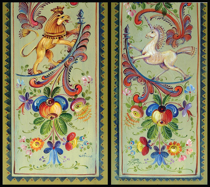 Os Rosemaling Cabinet - JP3067