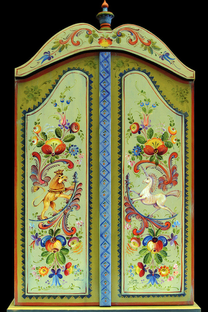 Os Rosemaling Cabinet - JP3067