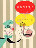 Oscar's, San Diego 1950s Menu Art