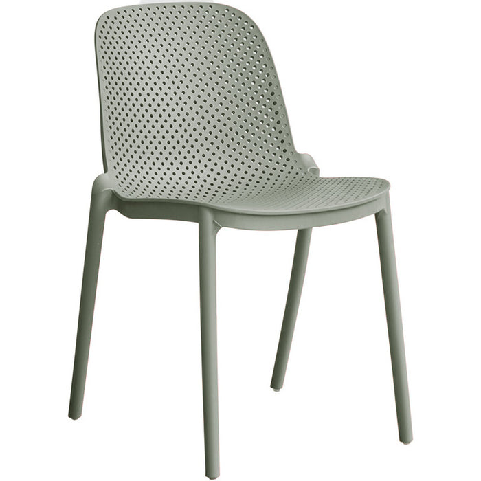 Outdoor Plastic Chair #851-LTBT13VM - Mint Green