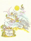Pan American Caribbean 1960s Jacques Liozu Map