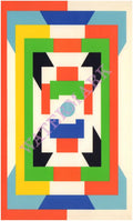 Pan American "International Flag Service" 1971 Menu Art