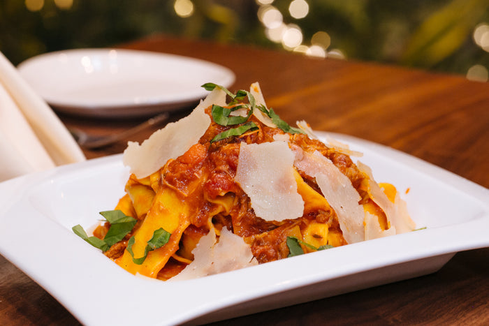 PAPPARDELLE AL RAGU AQUILANO (CATERING)