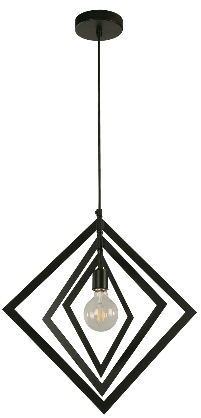Pendant 1-Light #23147-2 -Black