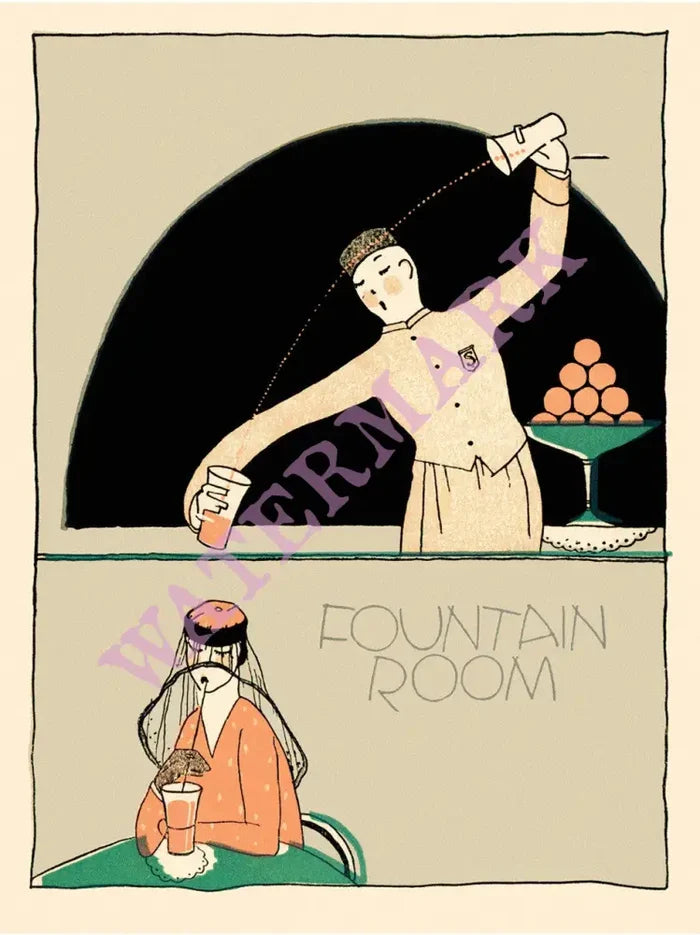 Pennsylvania Hotel 'Fountain Room'New York City 1922