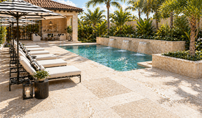 Philadelphia Travertine French Pattern Set