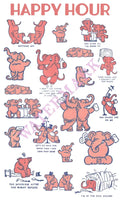 Pink Elephants, San Francisco 1930s