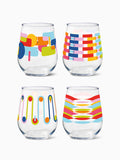 Playful Energy - RESERVE 16oz Stemless Wine Tritan™ Copolyester Glass