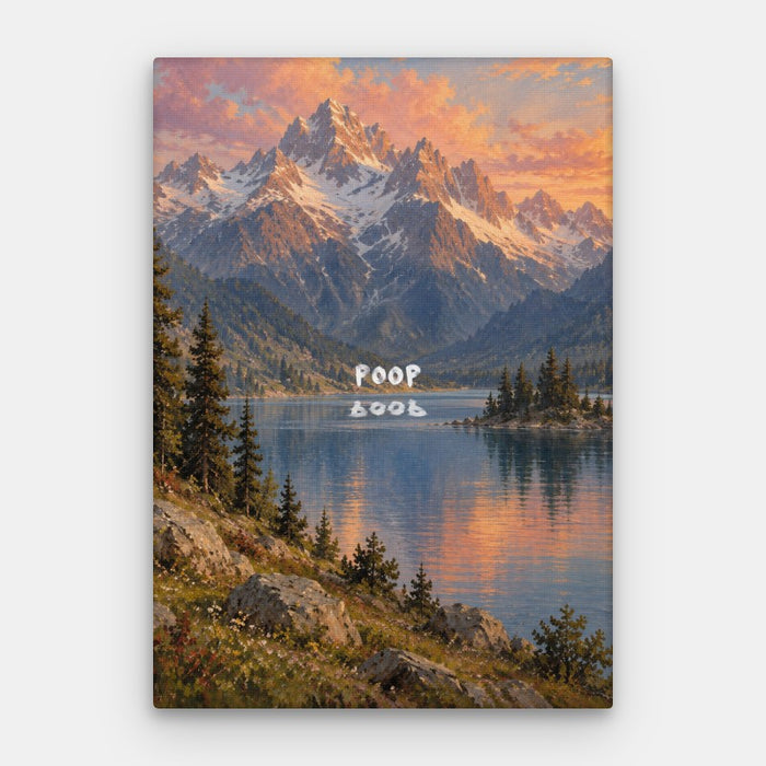 Poop Boob Canvas — Canvas Vertical #01