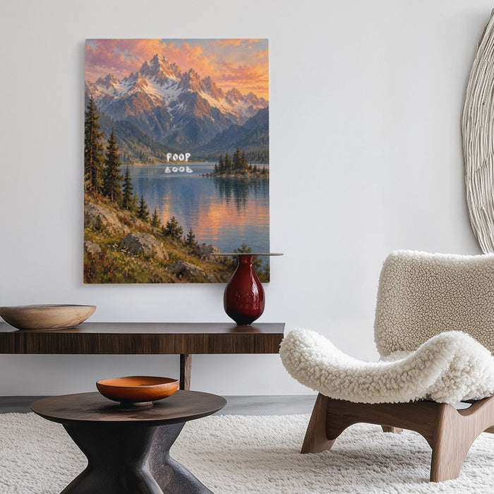 Poop Boob Canvas — Canvas Vertical #02