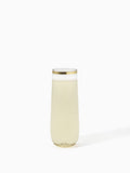 POP 9oz Flute Gold Rim - Bulk