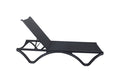 PP-789 Plastic Lounge Chair in Dark Grey
