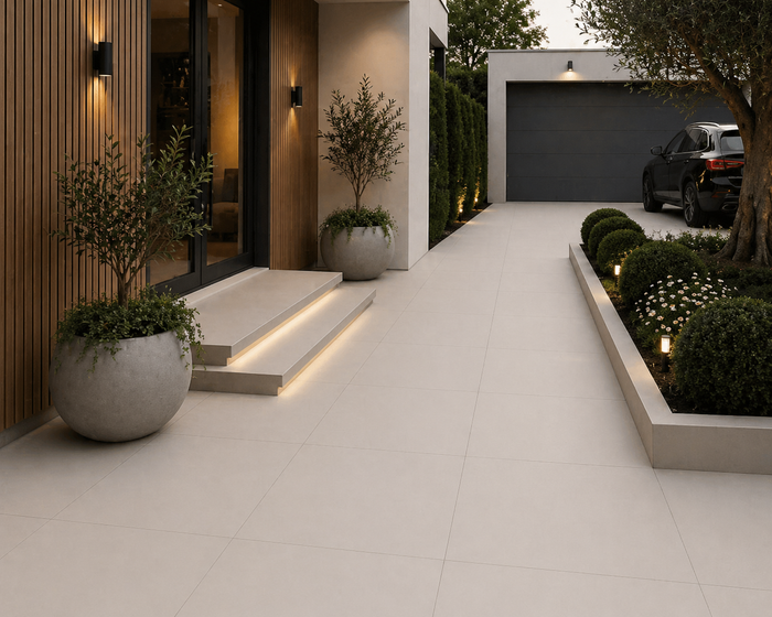 PP Pro Ivory ABS 24x24" Porcelain Floor Tile