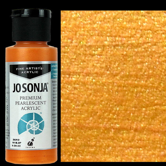 Premium Pearlescent - Orange Pearlescent - 2 Oz Bottle - JJ3692