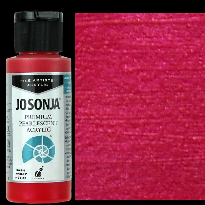 Premium Pearlescent - Red Pearlescent - 2 Oz Bottle - JJ3694