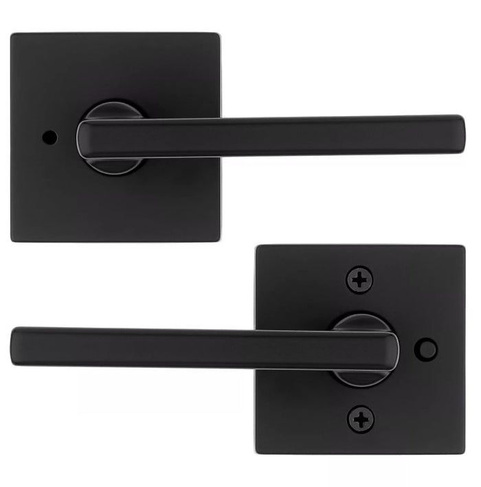 Privacy Lever Lock in Black