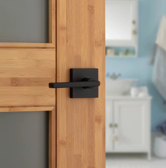 Privacy Lever Lock in Black