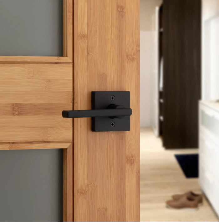 Privacy Lever Lock in Black