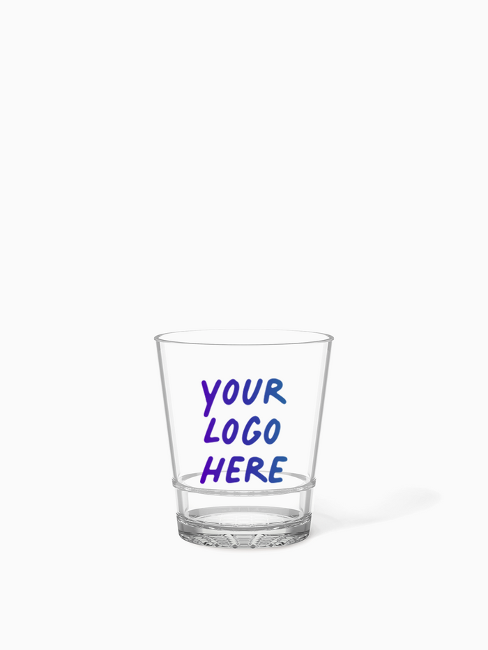 RESERVE 12oz Diamond Double Old Fashioned Tritan™ Copolyester Glass - Bulk - 24/Case