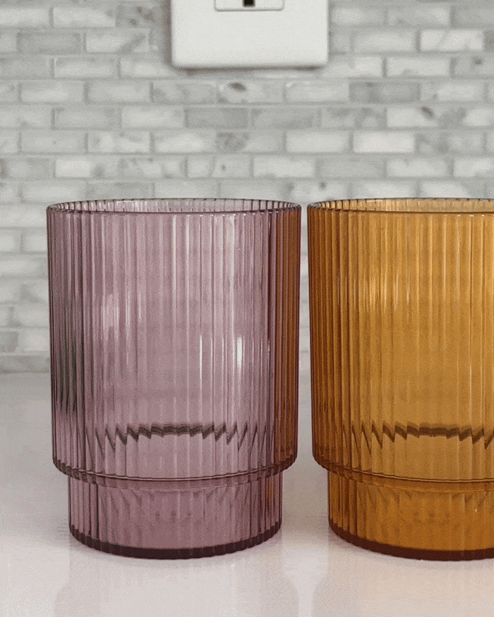 RESERVE 12oz Fluted Tumbler - Mixed Color Set - Bulk - 24/Case