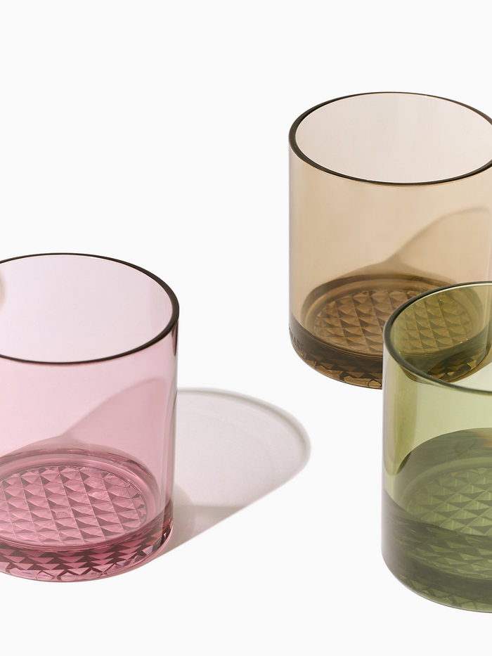 RESERVE 12oz Old Fashioned Color Series Tritan™ Copolyester Glass Blush