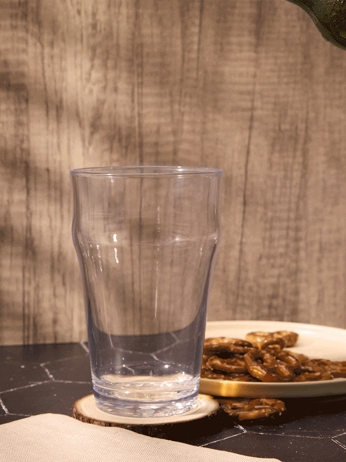 RESERVE 16oz Diamond Base English Pint Tritan™ Copolyester Glass - Bulk - 24/Case