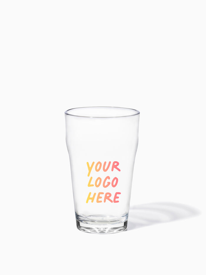 RESERVE 16oz Diamond Base English Pint Tritan™ Copolyester Glass - Bulk - 24/Case