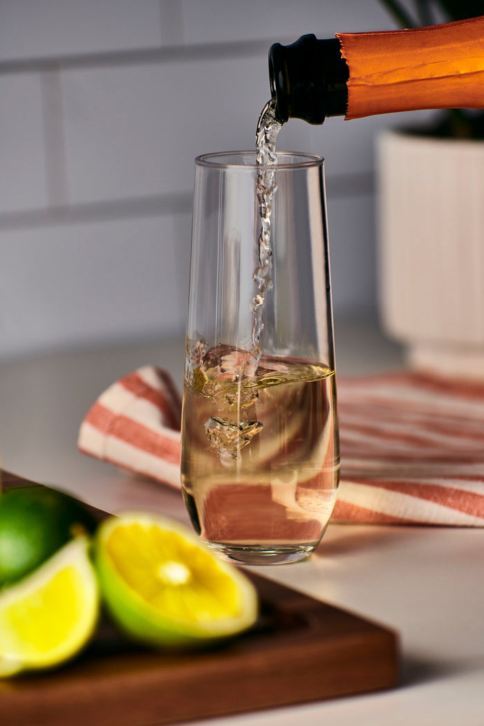 RESERVE 9oz Stemless Champagne Tritan™ Copolyester Glass